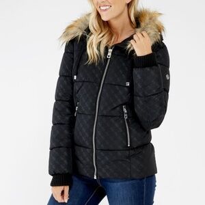 NEW GUESS Nataly Logo Puffer Women's Jacket